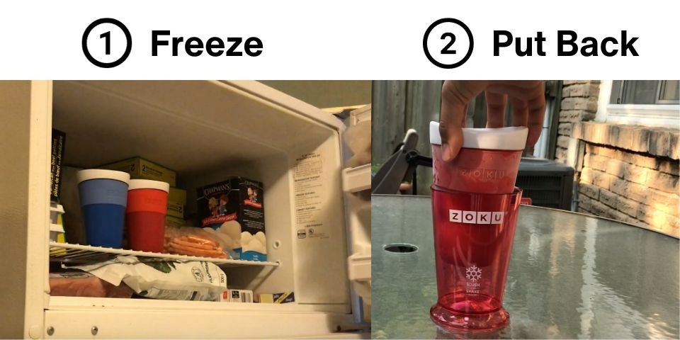 How To Use Zoku Slushy Maker - Slushy Cup Instructions