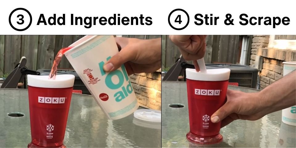 Slushy Cup Instructions