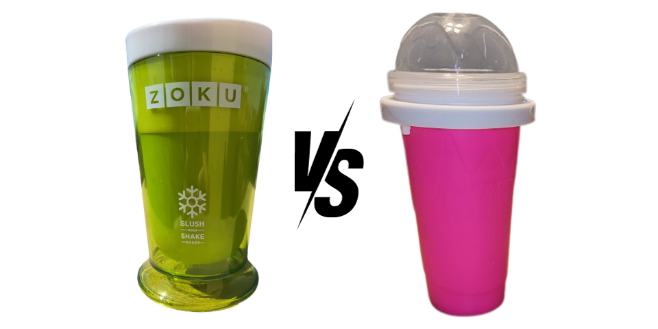 Zoku Vs Frozen Magic Cup - Squeeze Vs Stir Slush Cup