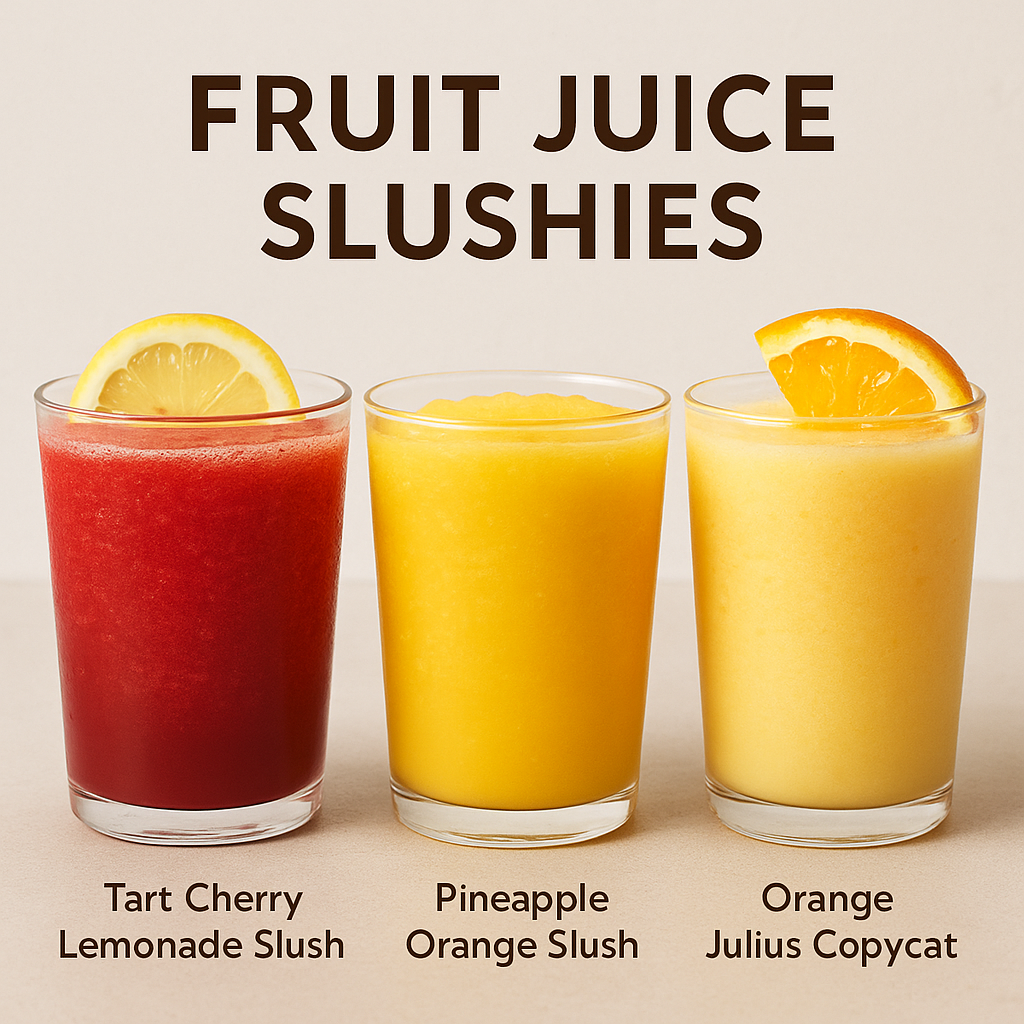 Fruit Juice Slushies