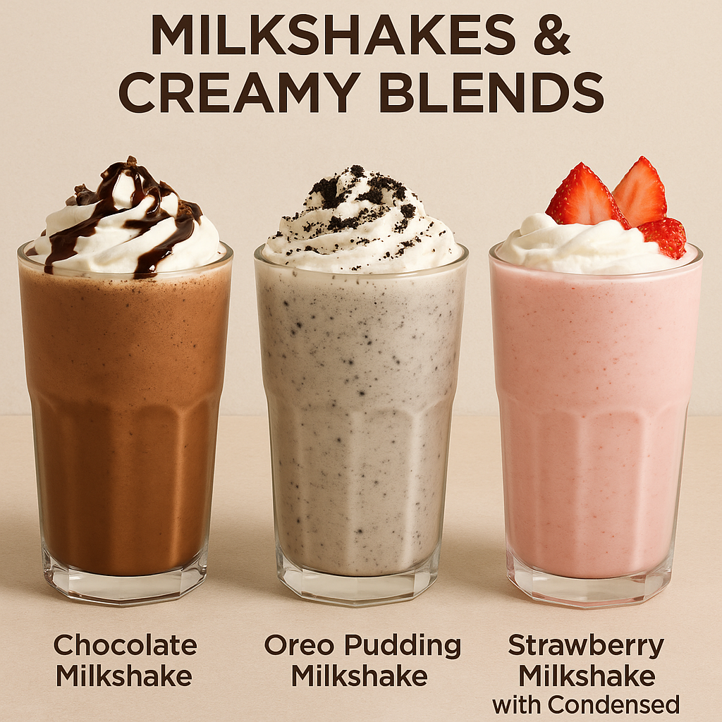Milkshakes & Creamy Blends