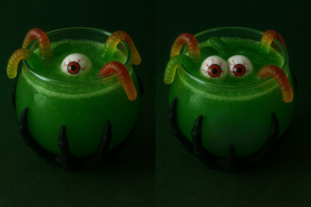 Serve immediately the Witch’s Potion Punch